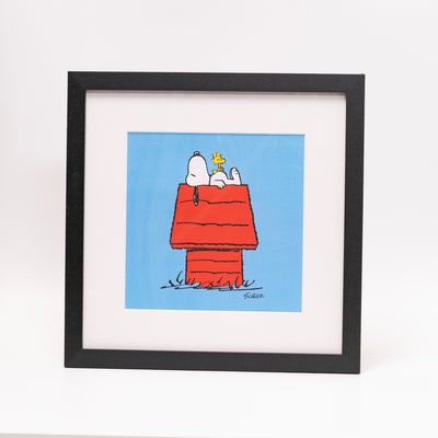 refurbished | Peanuts x Magpie Snoopy House Framed Print