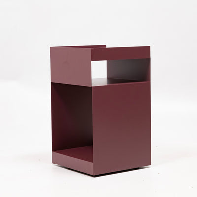 refurbished | &Tradition Rotate SC73 side table, dark plum