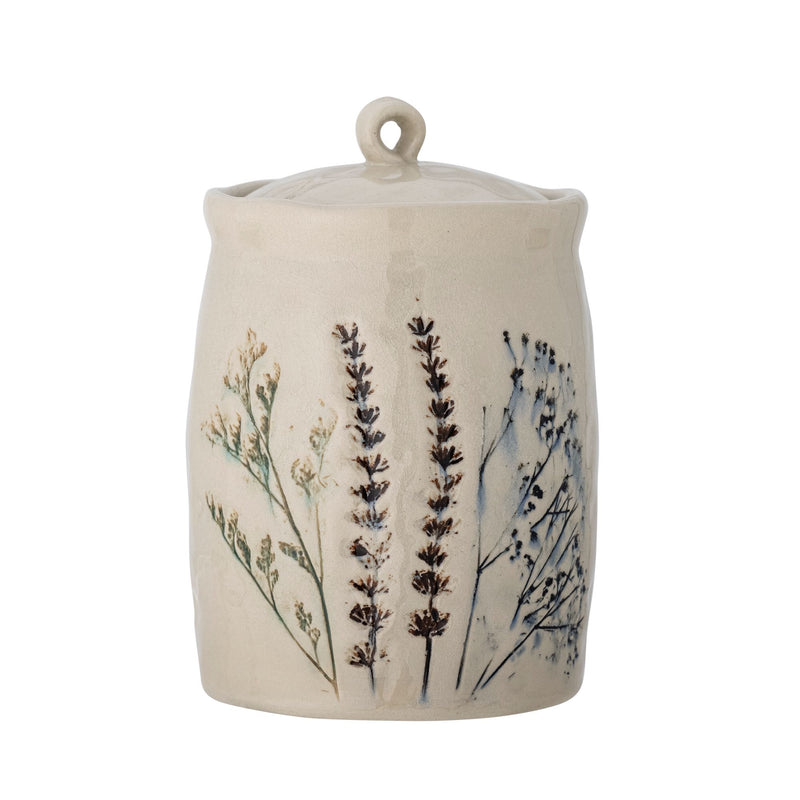 Bloomingville Bea jar w. lid