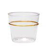 Hubsch Orbit Drinking Glass, Yellow