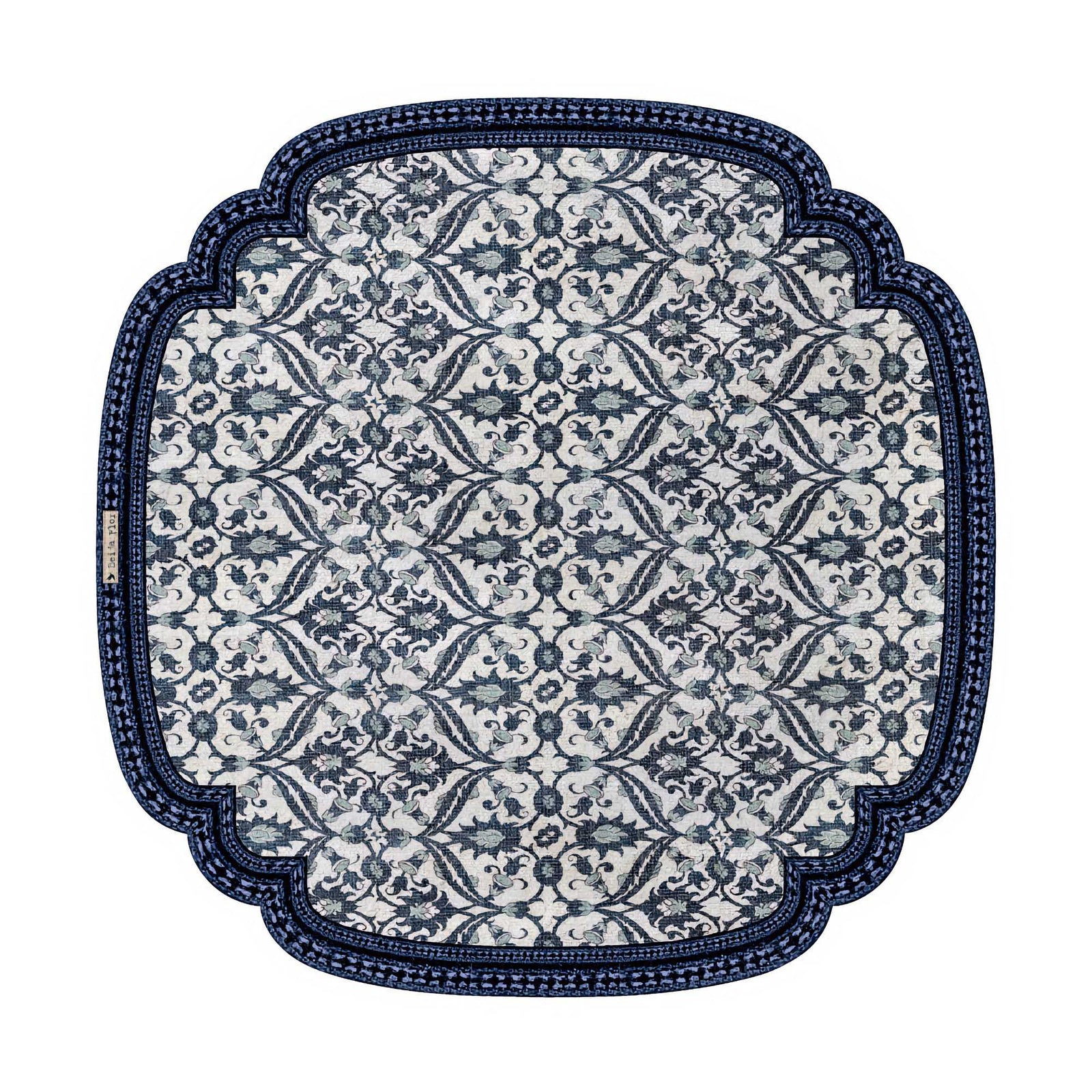 Beija Flor Bohemian Garden Winter Cutout Vinyl Placemat