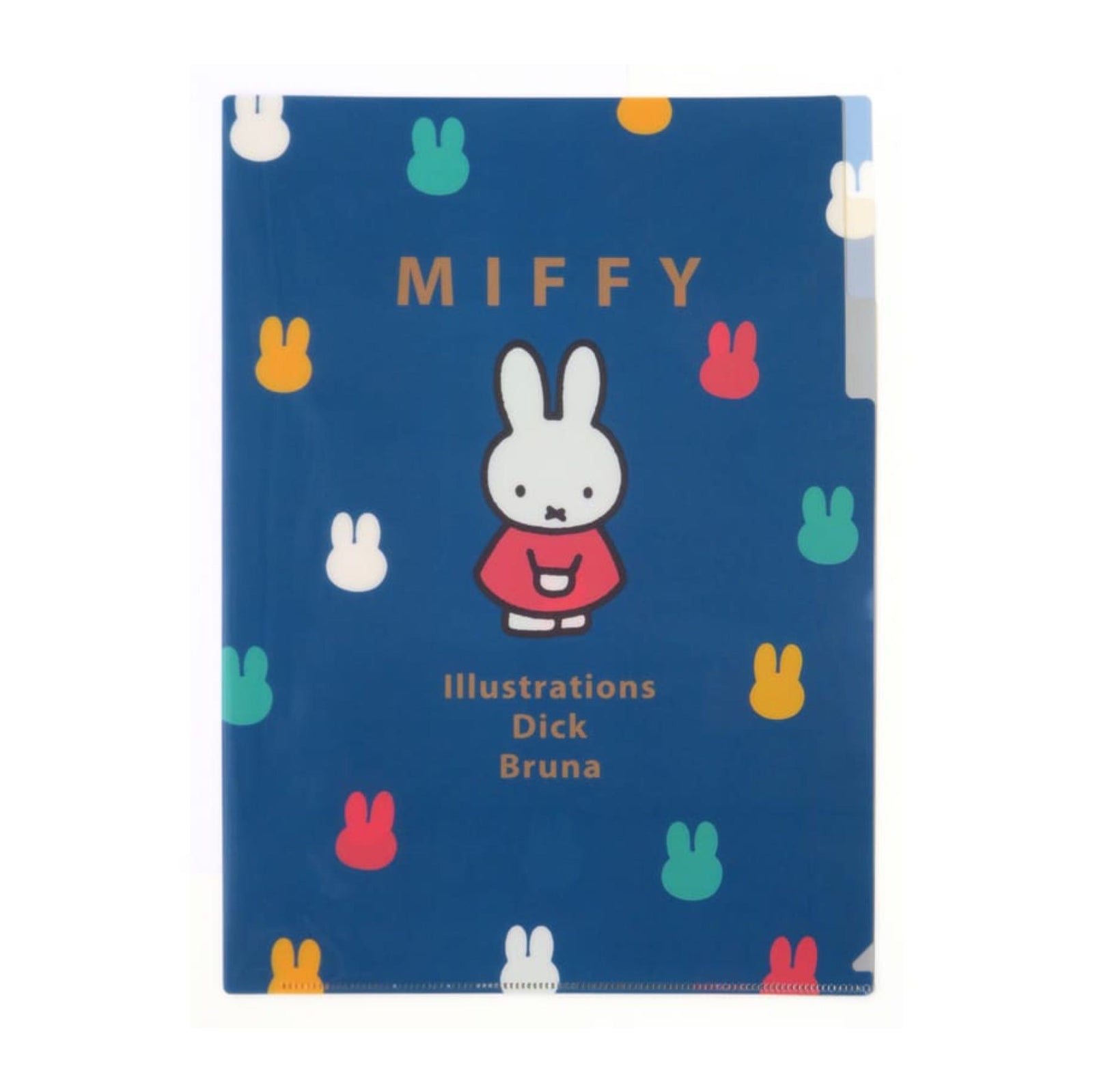 Miffy A4 clear file, Full of Miffy