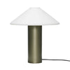 Hubsch Orbit table lamp, dark green