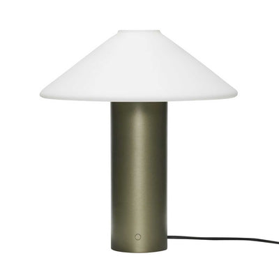 Hubsch Orbit table lamp, dark green