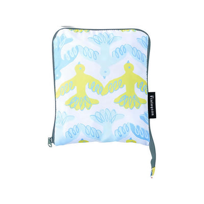 Marushin Finlayson folding boston bag, green birds