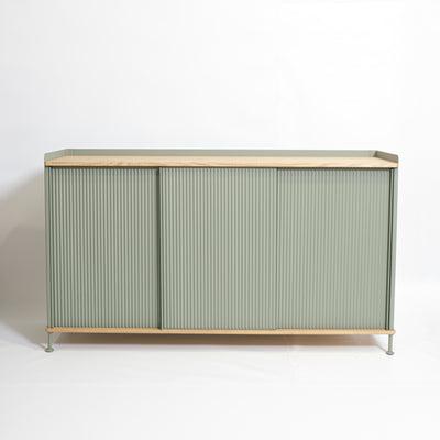 refurbished | Muuto Enfold Sideboard Wide Tall, Oak/Dusty Green