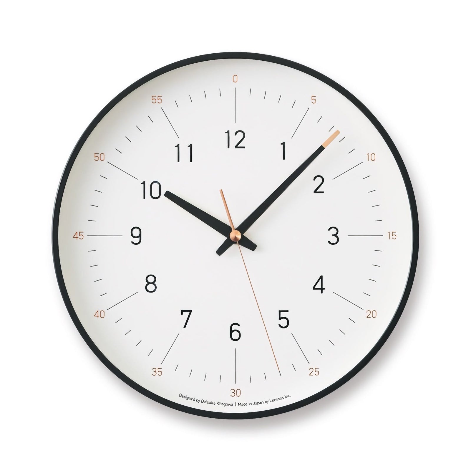 Lemnos Essent wall clock ø26, white