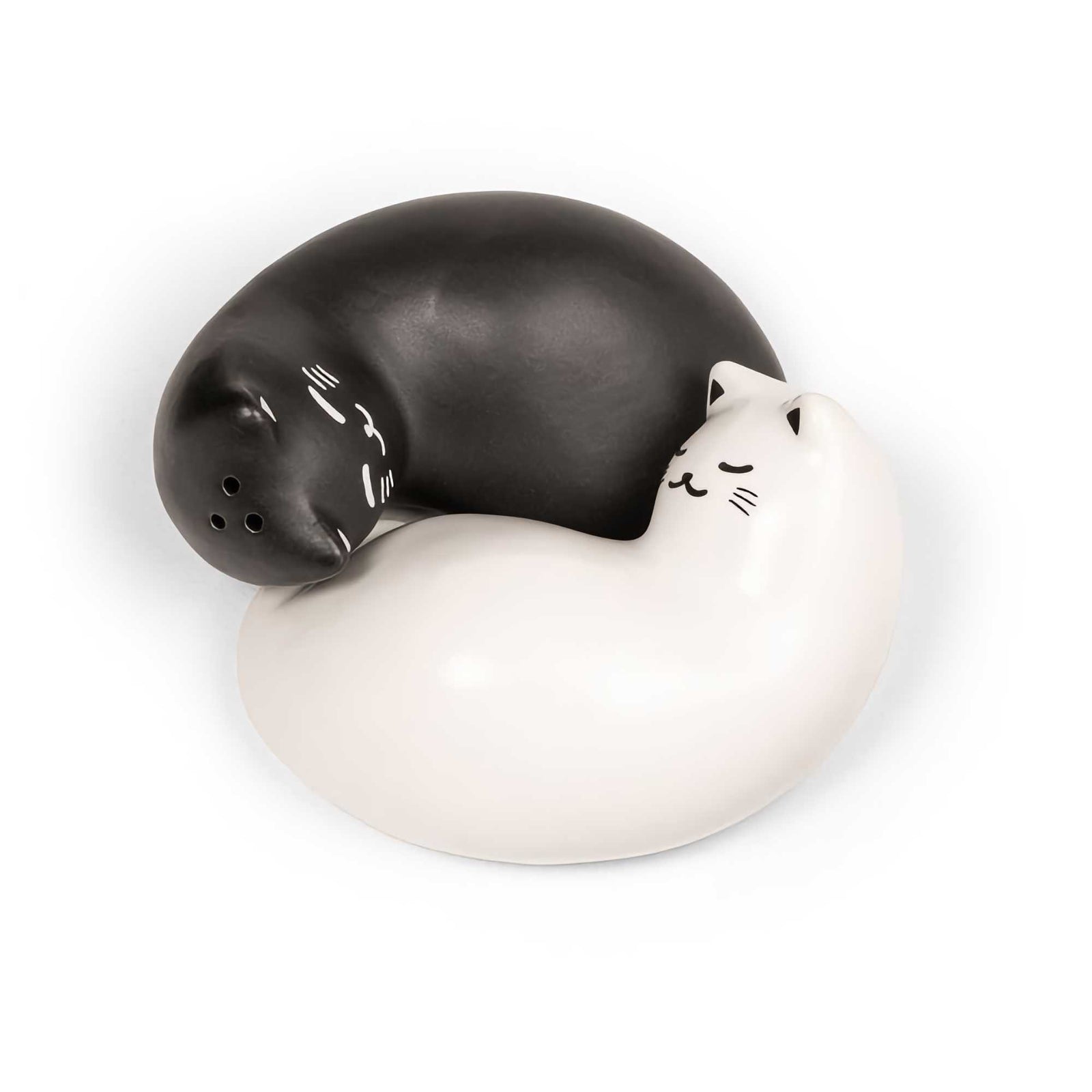 Kikkerland Purrfect Shaker salt and pepper