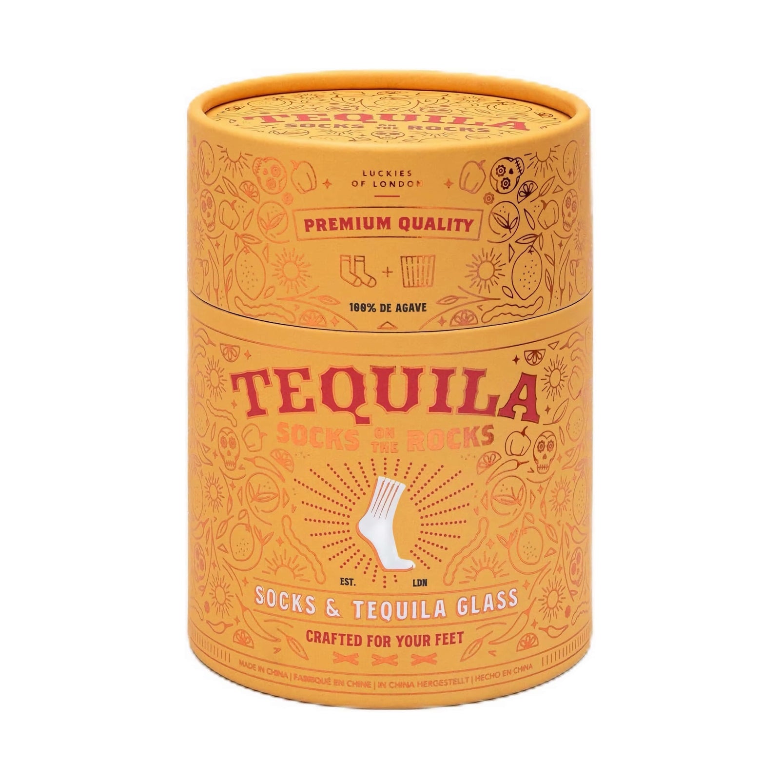Luckies of London Tequila Socks On The Rocks