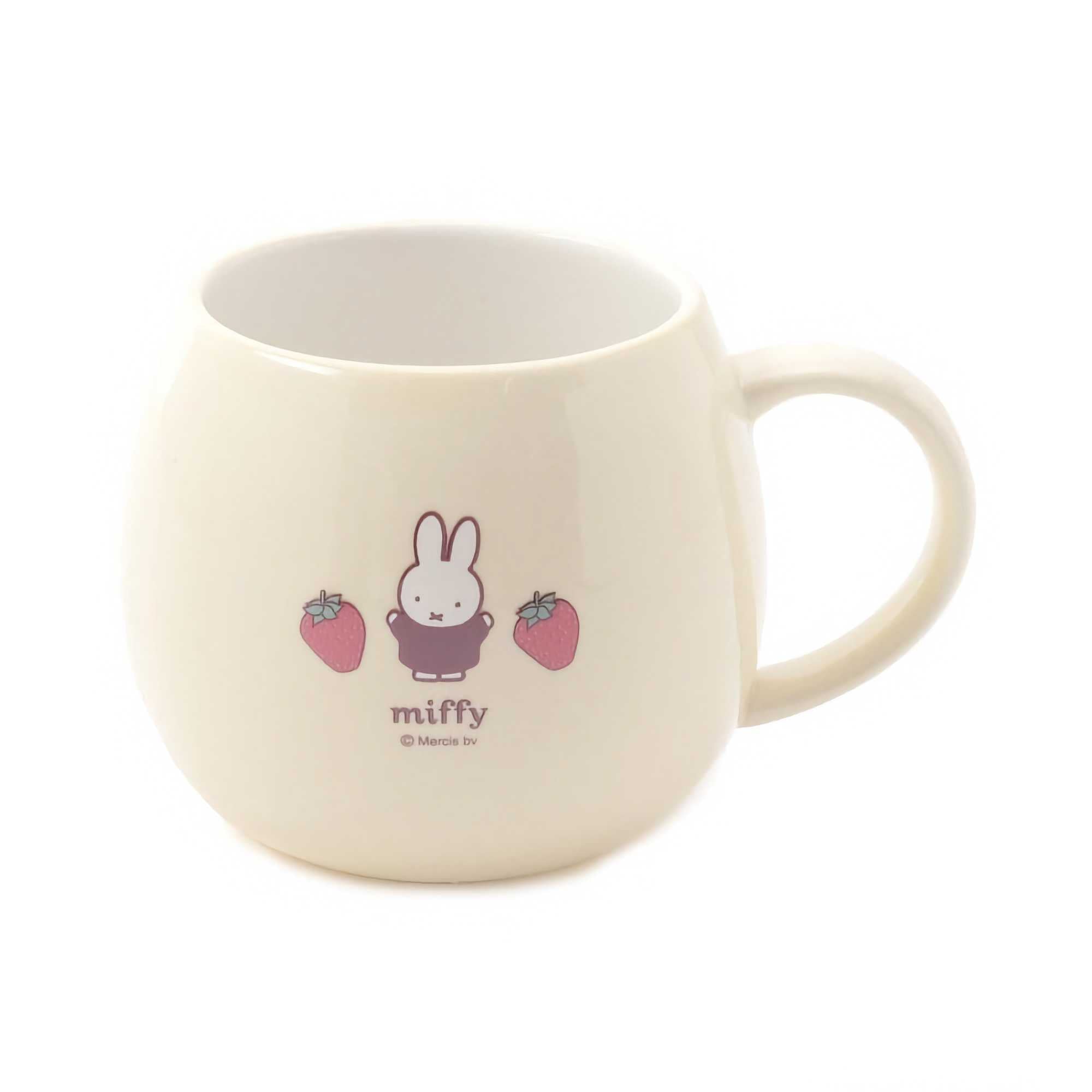 Miffy Porcelain Mug, Strawberry