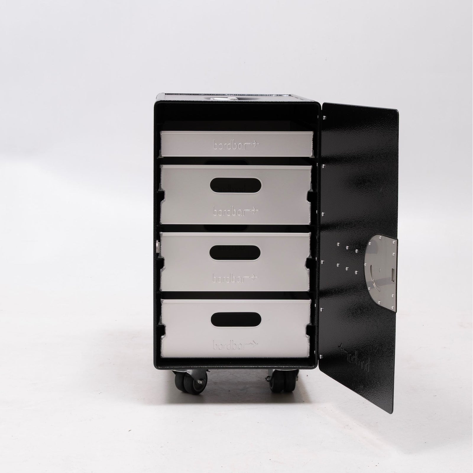 refurbished | Bordbar Box trolley with drawers, black
