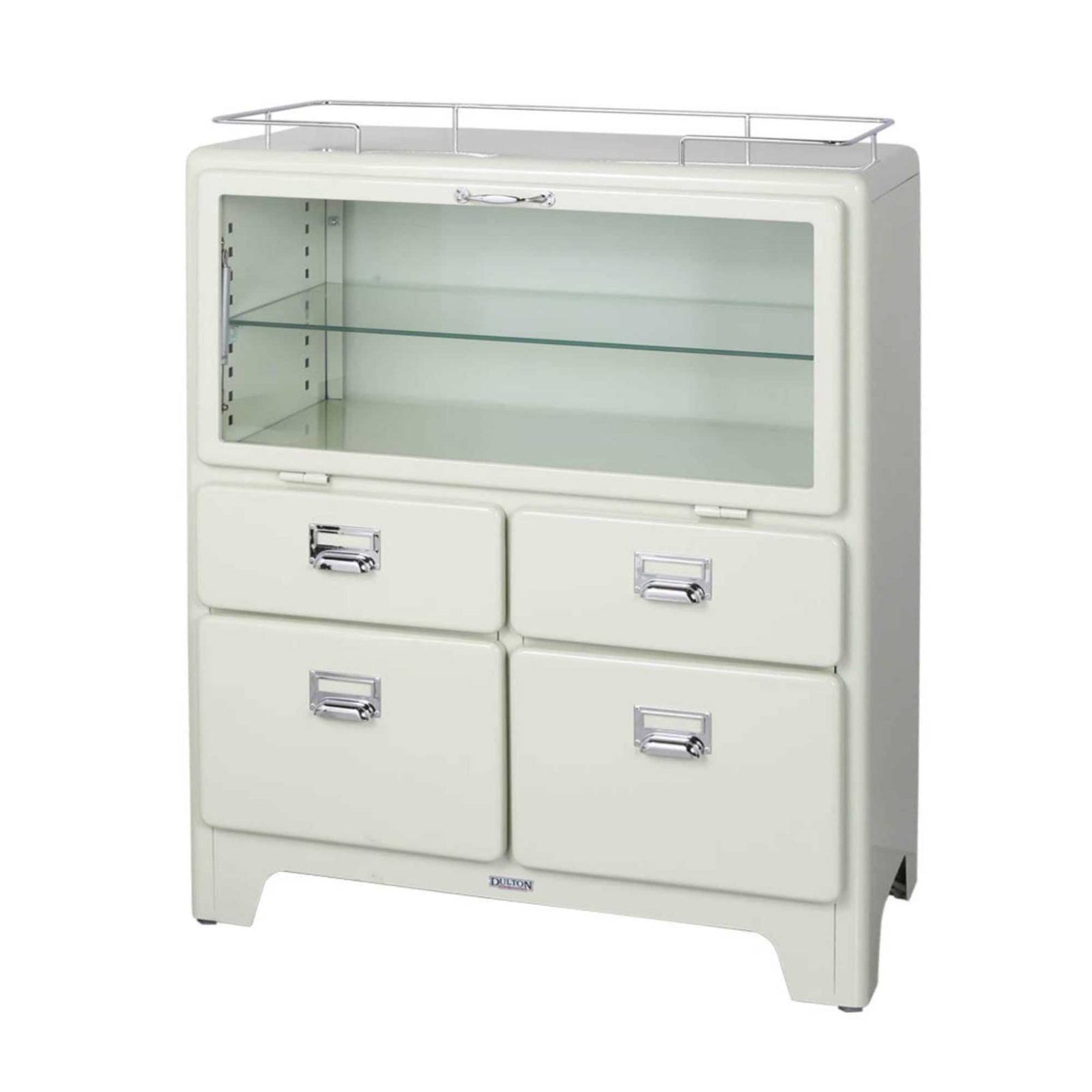 Dulton Cup Board, ivory