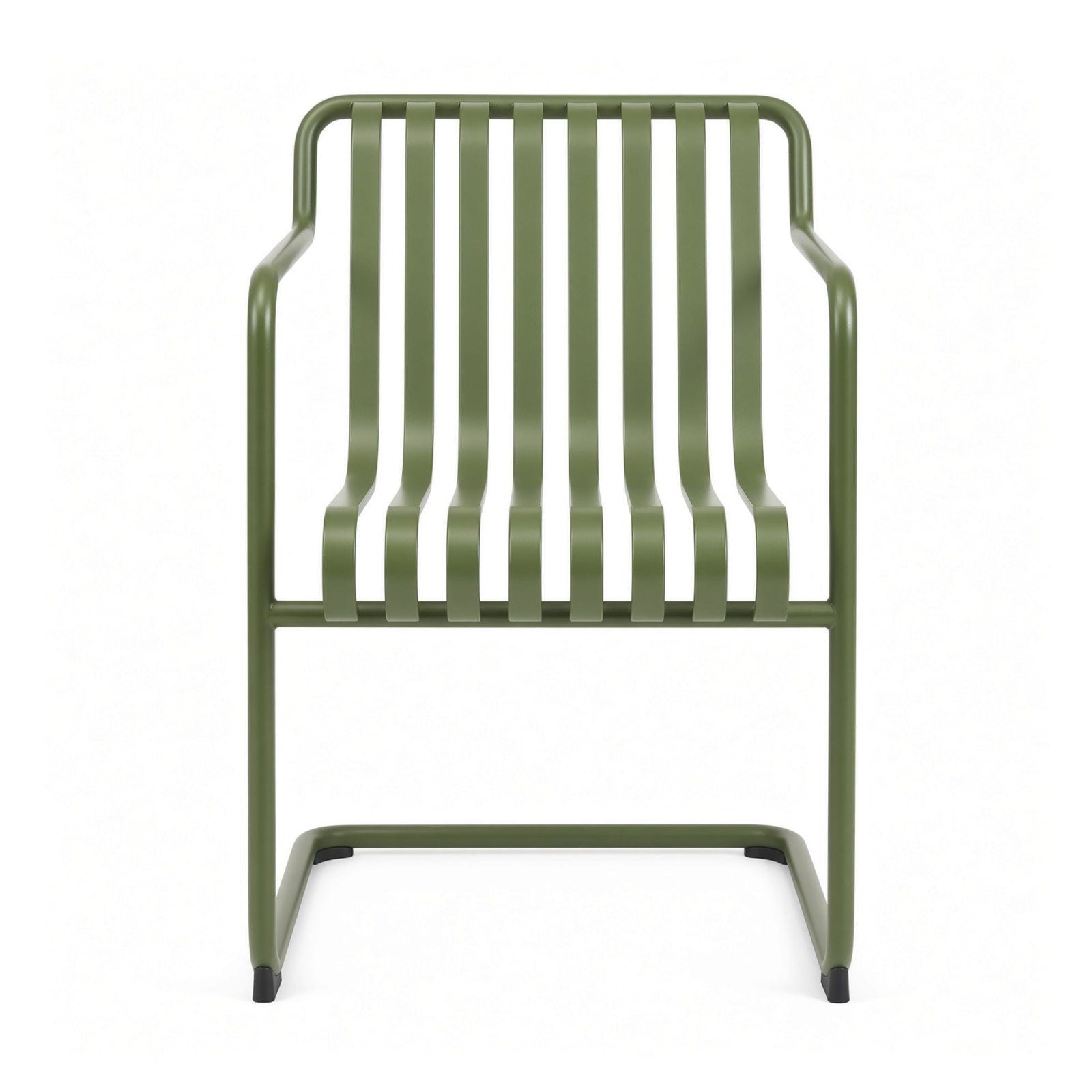 Hay Palissade Cantilever dining armchair, olive