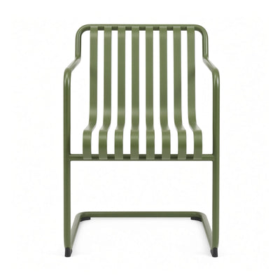 Hay Palissade Cantilever dining armchair, olive