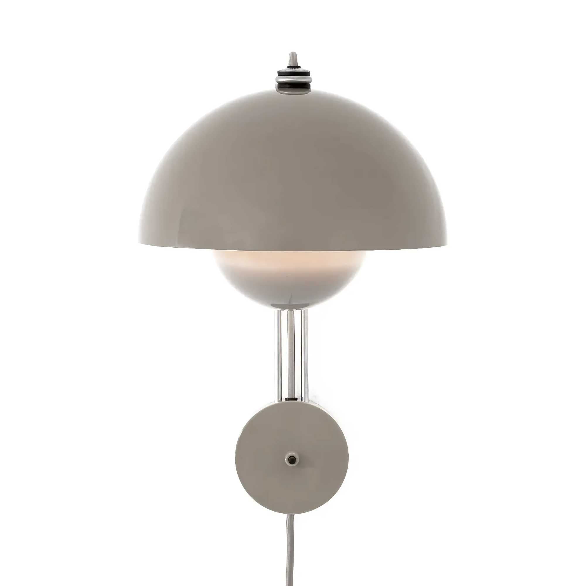 &Tradition VP8 Flowerpot wall lamp, grey beige