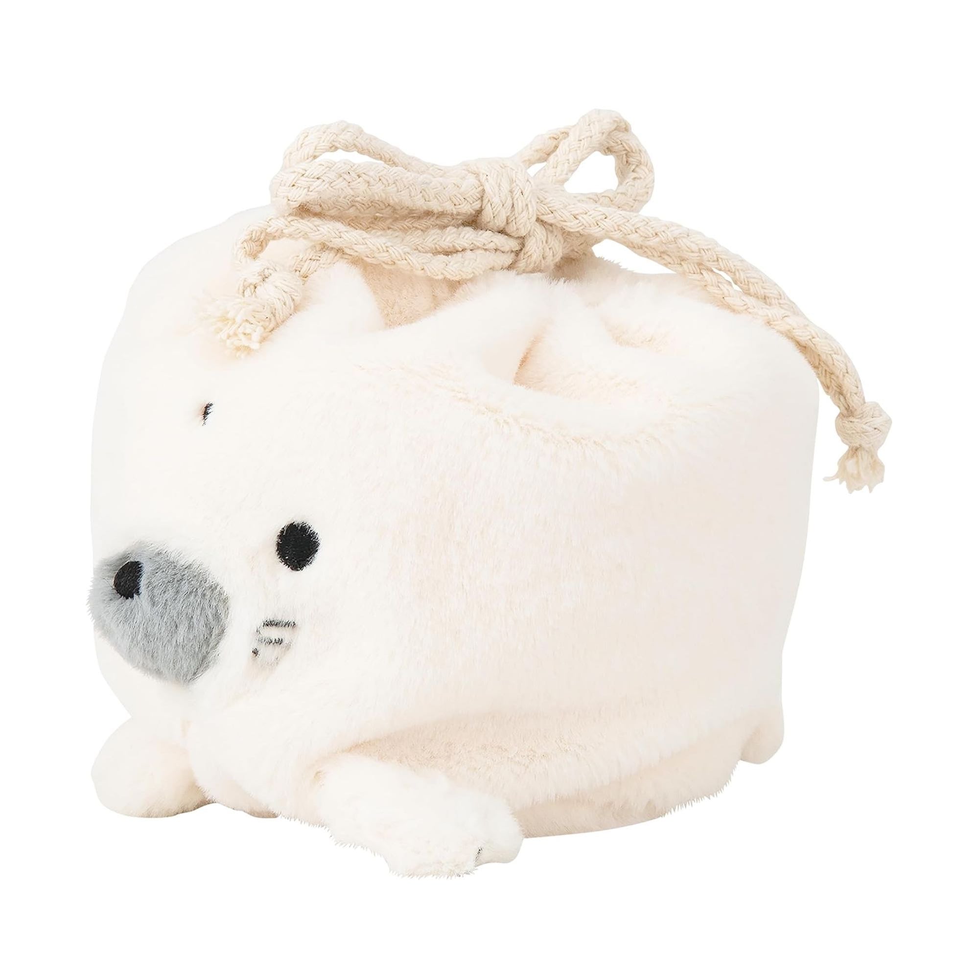 LivHeart Marshmallow drawstring pouch, Seal