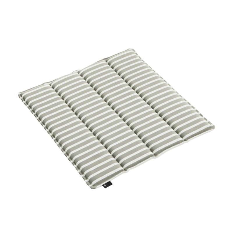 Hay Terrazza seat cushion, grey bold stripe