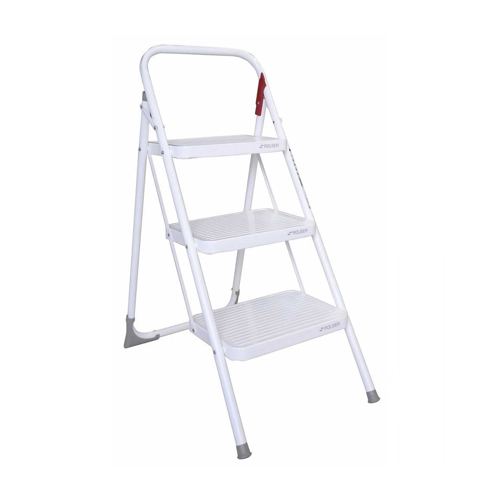 Rolser M11 UNE Ladder 3 Steps, white