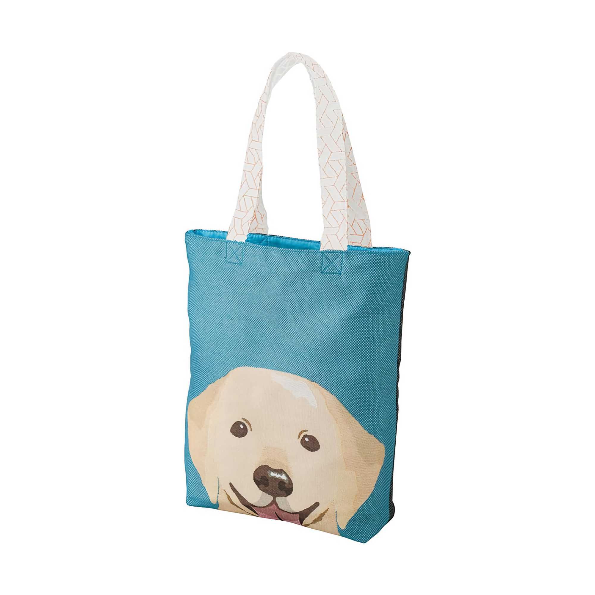 Marushin Wonderful Peace Love Eyes Tote Bag, retriever