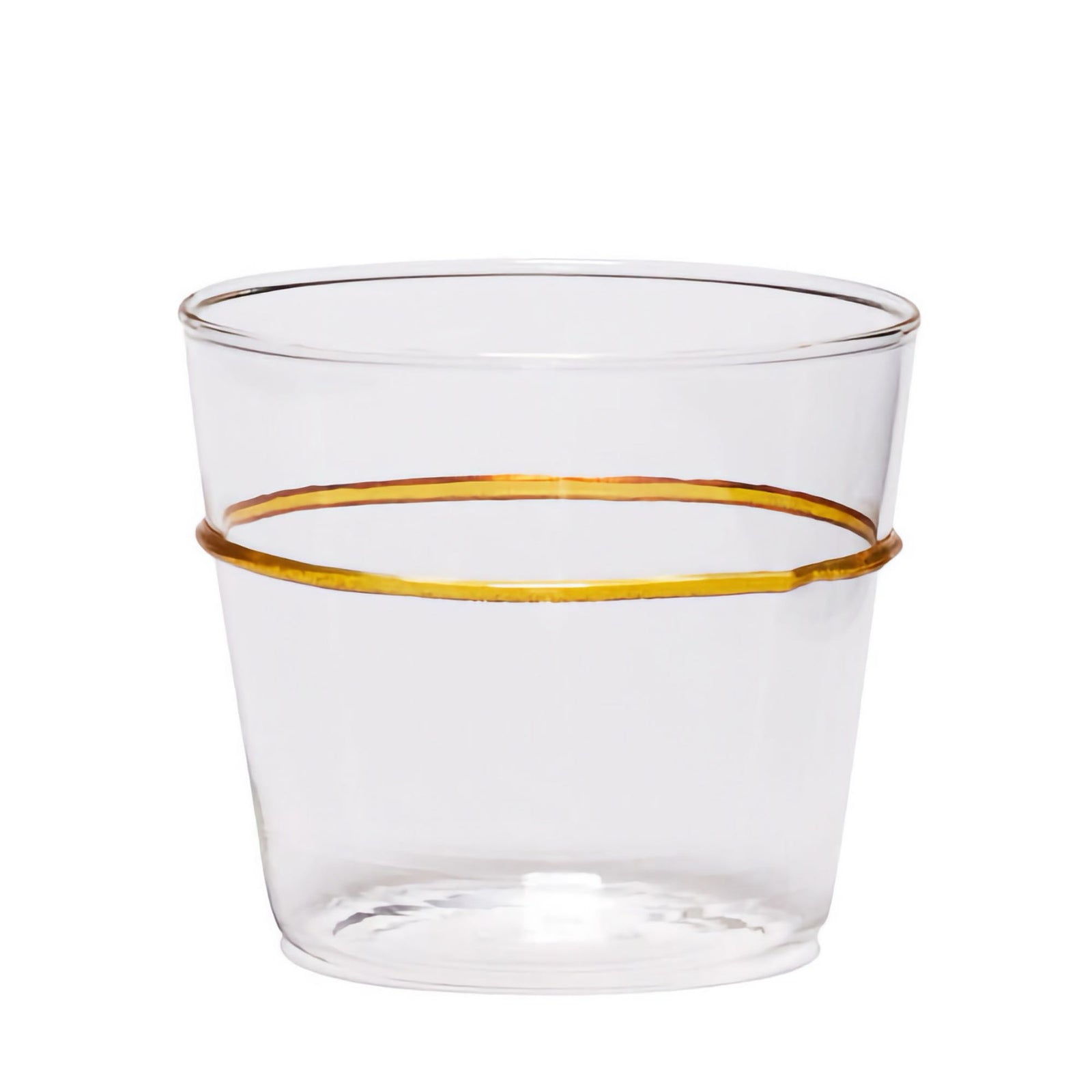 Hubsch Orbit glass, yellow