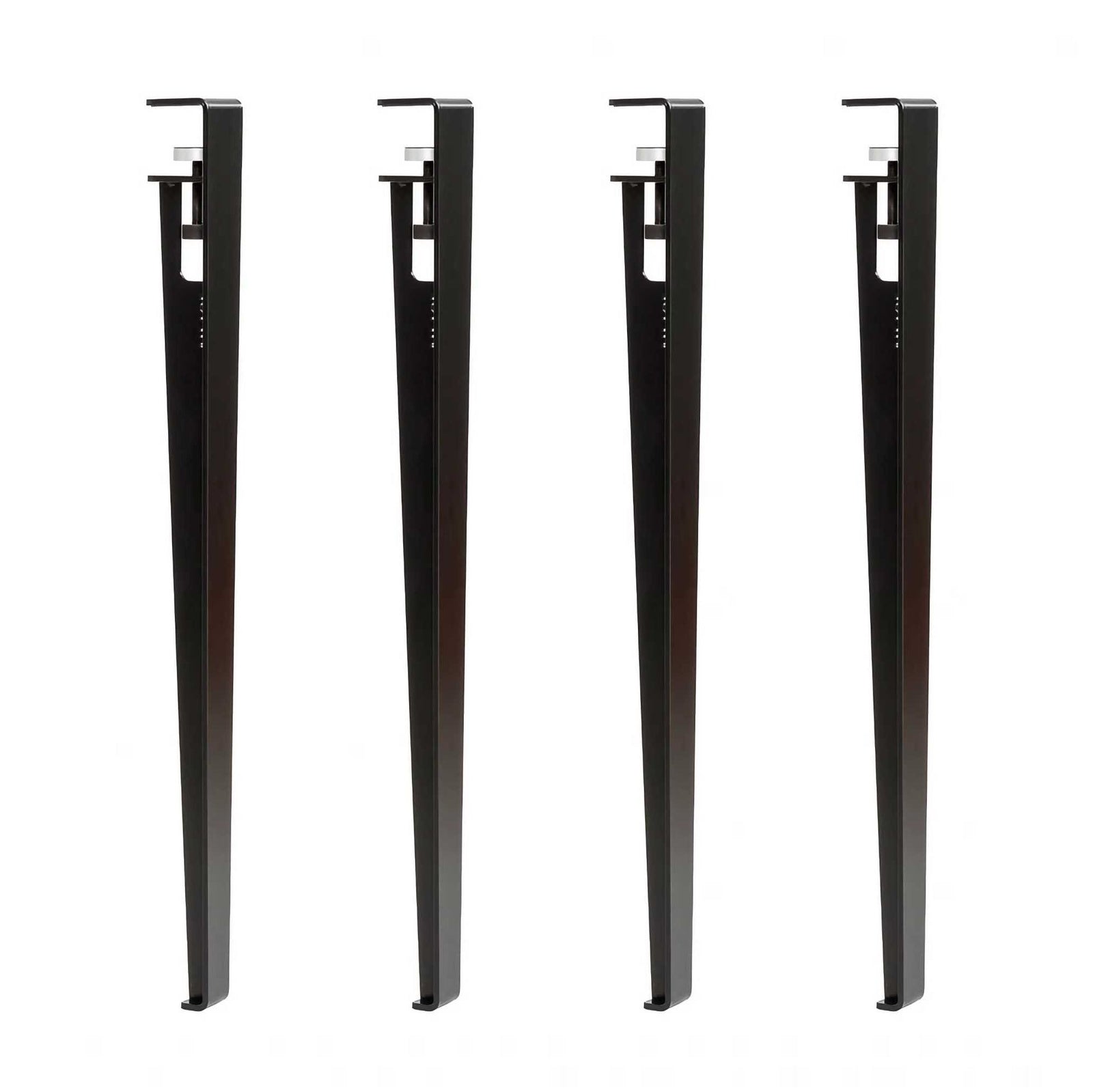 Tiptoe Pied table leg set, graphite black