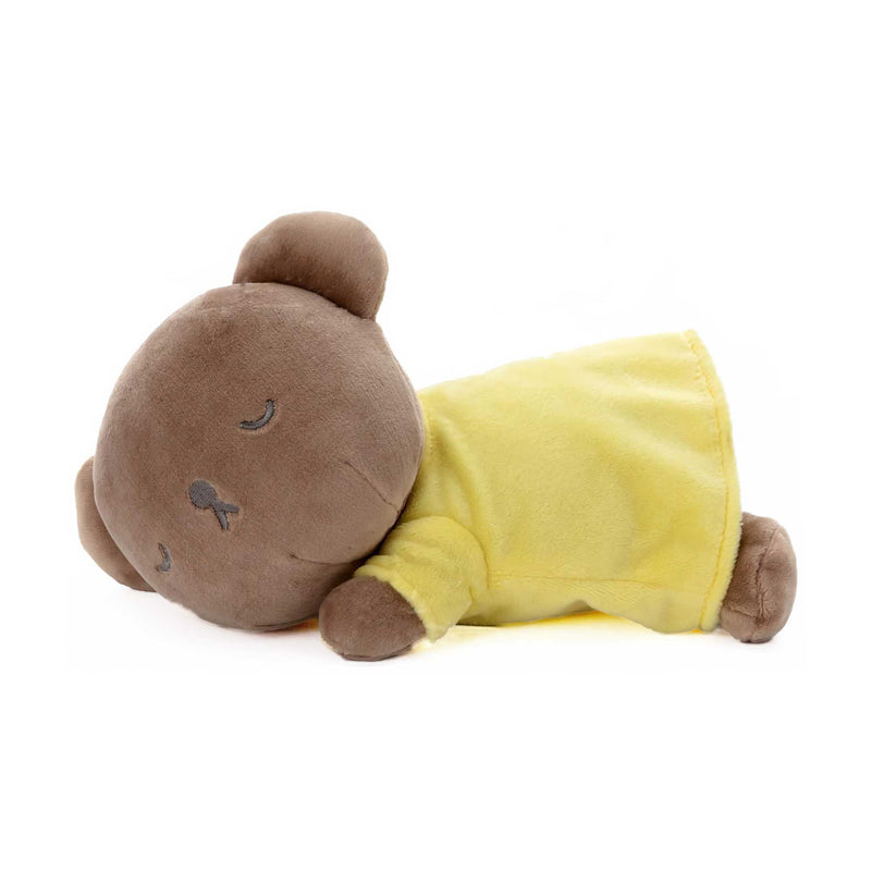 Miffy & Friends Sleeping Plush Doll Medium 20cm , Boris in Yellow Dress