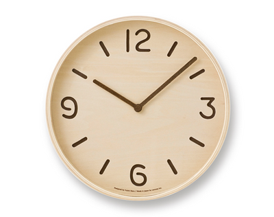 Lemnos Thomson Wood clock