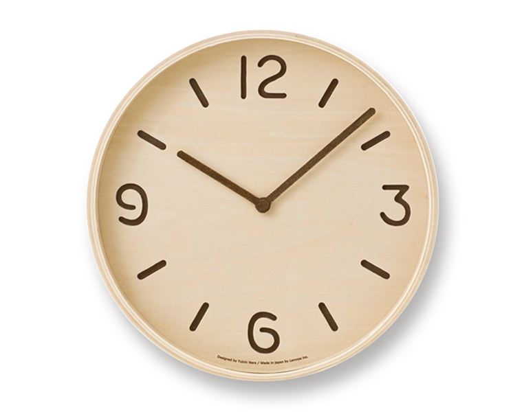 Lemnos Thomson Wood clock
