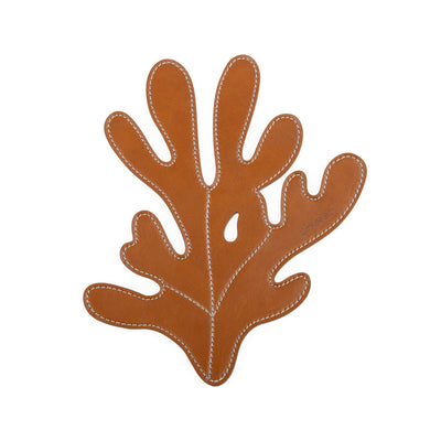 Zuny Leather decor, tan seaweed