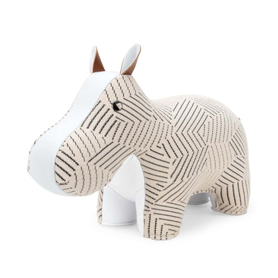 Zuny bookend, hippo kvadrat razzle dazzle white