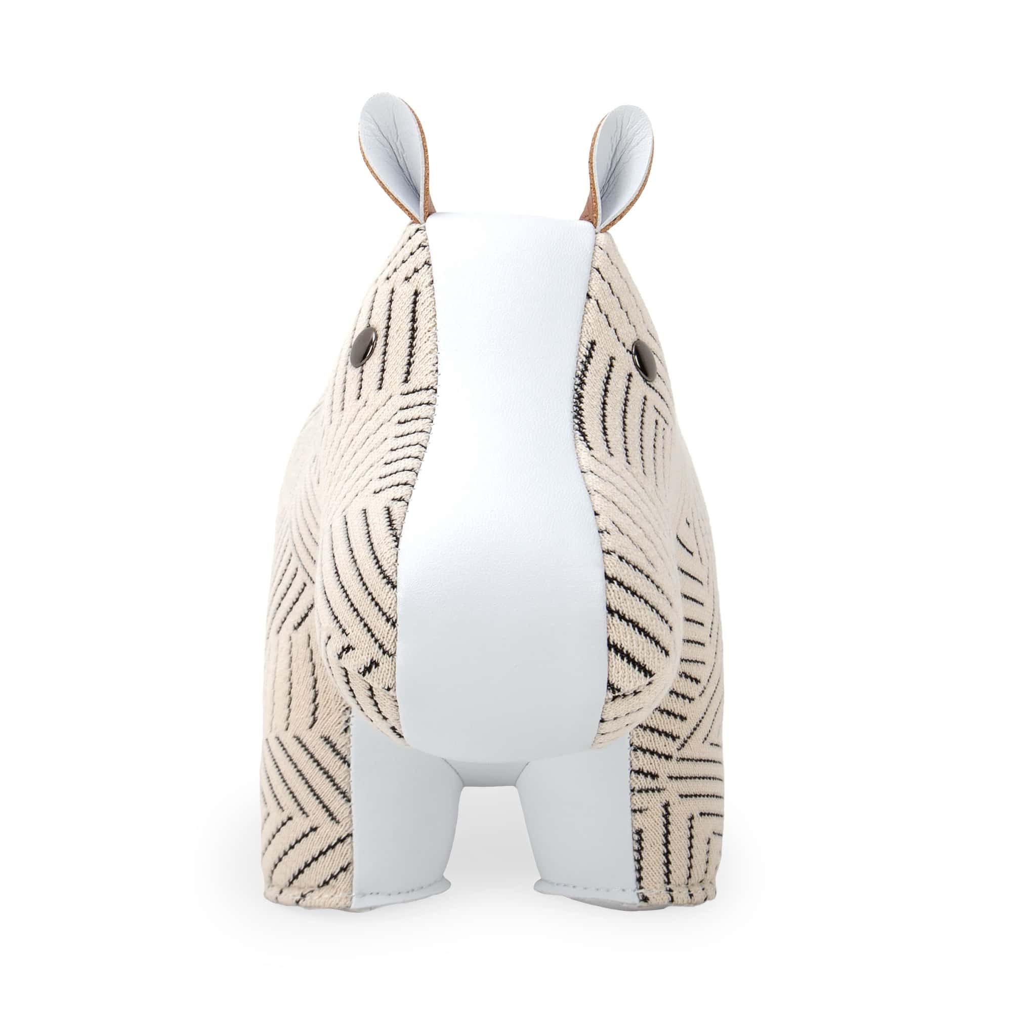 Zuny bookend, hippo kvadrat razzle dazzle white