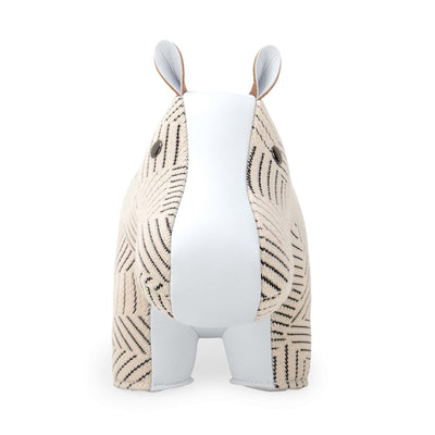 Zuny bookend, hippo kvadrat razzle dazzle white