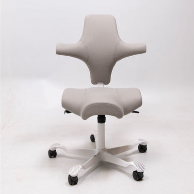 refurbished | Hag Capisco 8106 Fabric, light grey/white