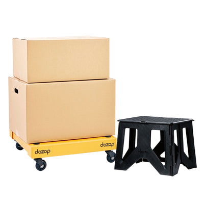 Hasegawa Dozop portable dolly + Desta foldable stool