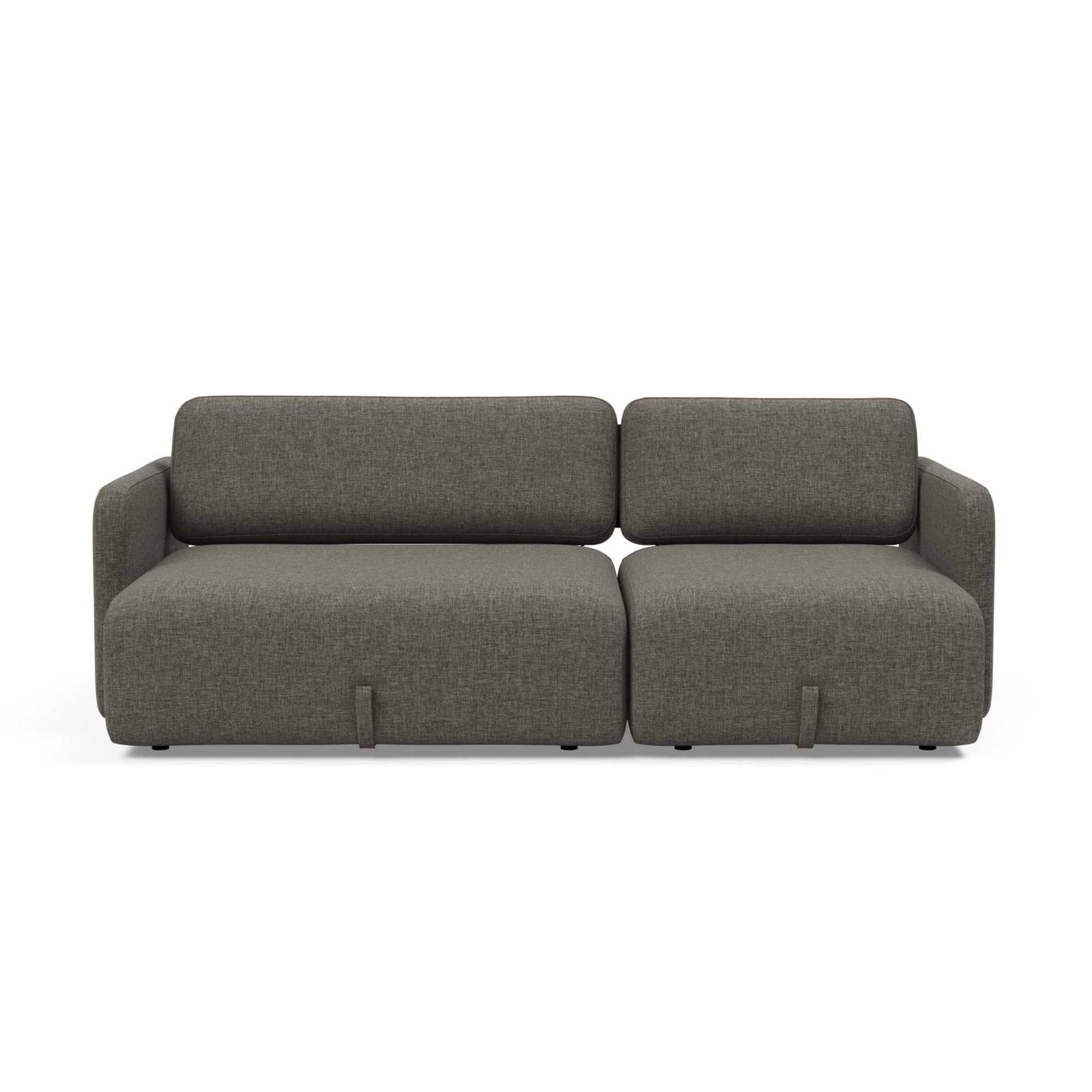 Vogan Sofa bed with backshelf, 216FlashtexDarkGrey