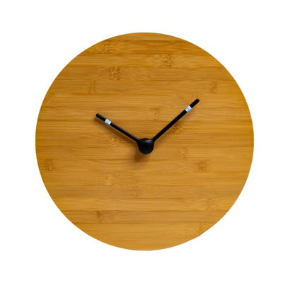 Simple Bamboo Clock with Led Hands