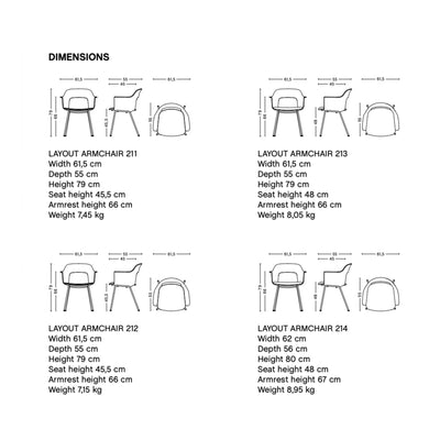 HAY Layout armchair 211