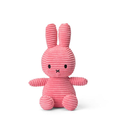 Miffy ECO Corduroy Sitting plush 23cm, bubblegum pink