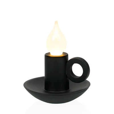 Bitten Design Candelabra rechargeable lamp, black