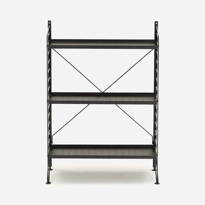 String Freestanding Shelf, 60cm Wide, Black/Black