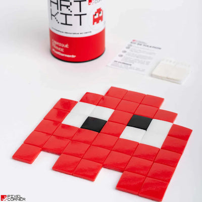 Pixel Corner Pixel Art Kit Classic diy wall art, the gloomies red