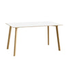 Hay Cph Deux 210 table L140xW75, pearl white/oak