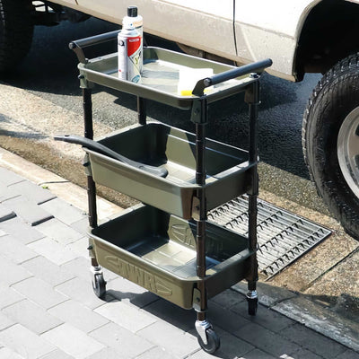 TOYO Steel Tool Trolley TWR-4SB, White