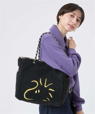 LeSportsac × PEANUTS large 2-way tote, woodstock