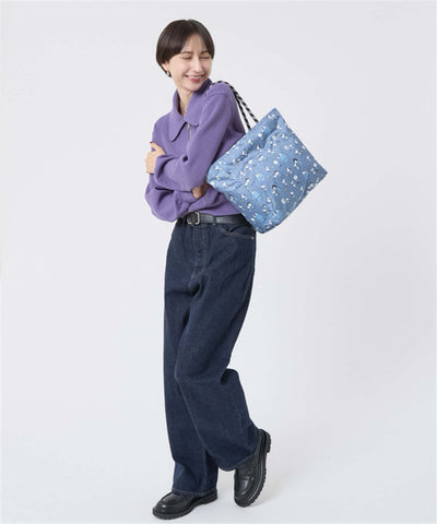LeSportsac × PEANUTS large 2-way tote, woodstock