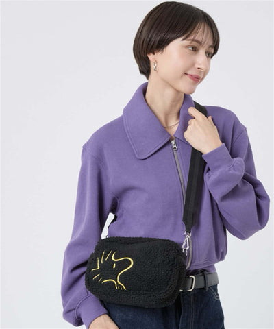 LeSportsac × PEANUTS mini shoulder bag, bright woodstock