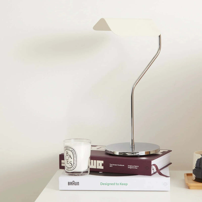 Hay Apex table lamp, oyster white