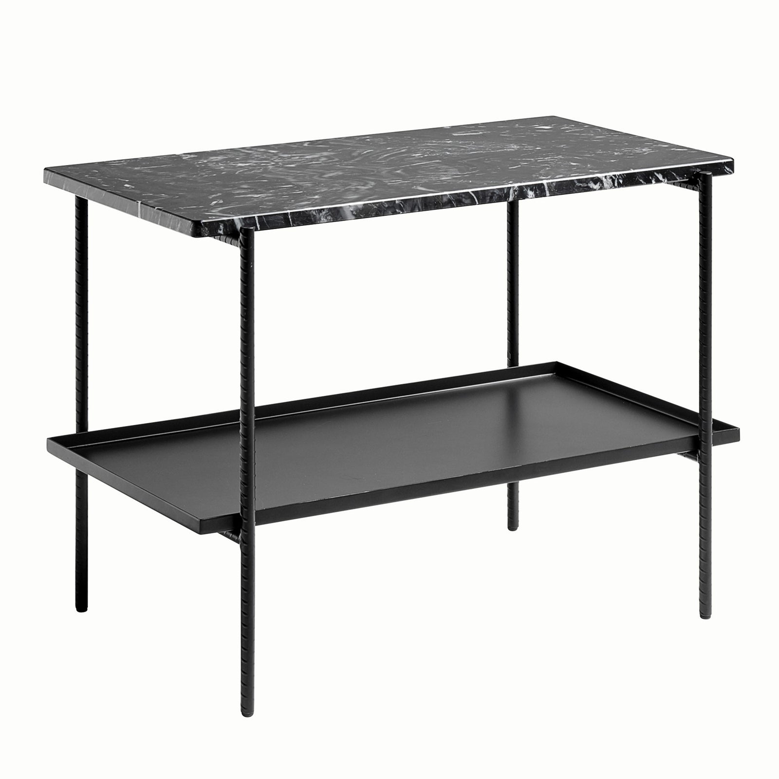 refurbished | HAY Rebar Rectangular side table, black