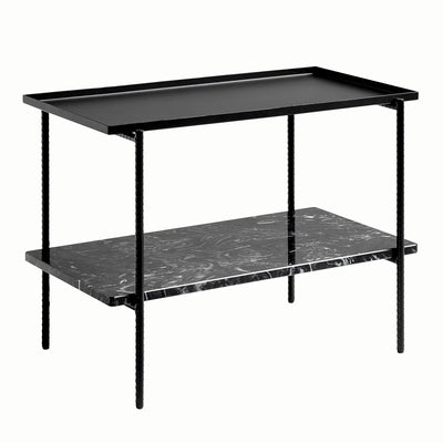 refurbished | HAY Rebar Rectangular side table, black