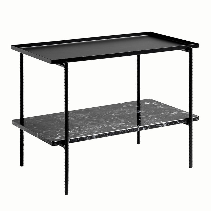 refurbished | HAY Rebar Rectangular side table, black